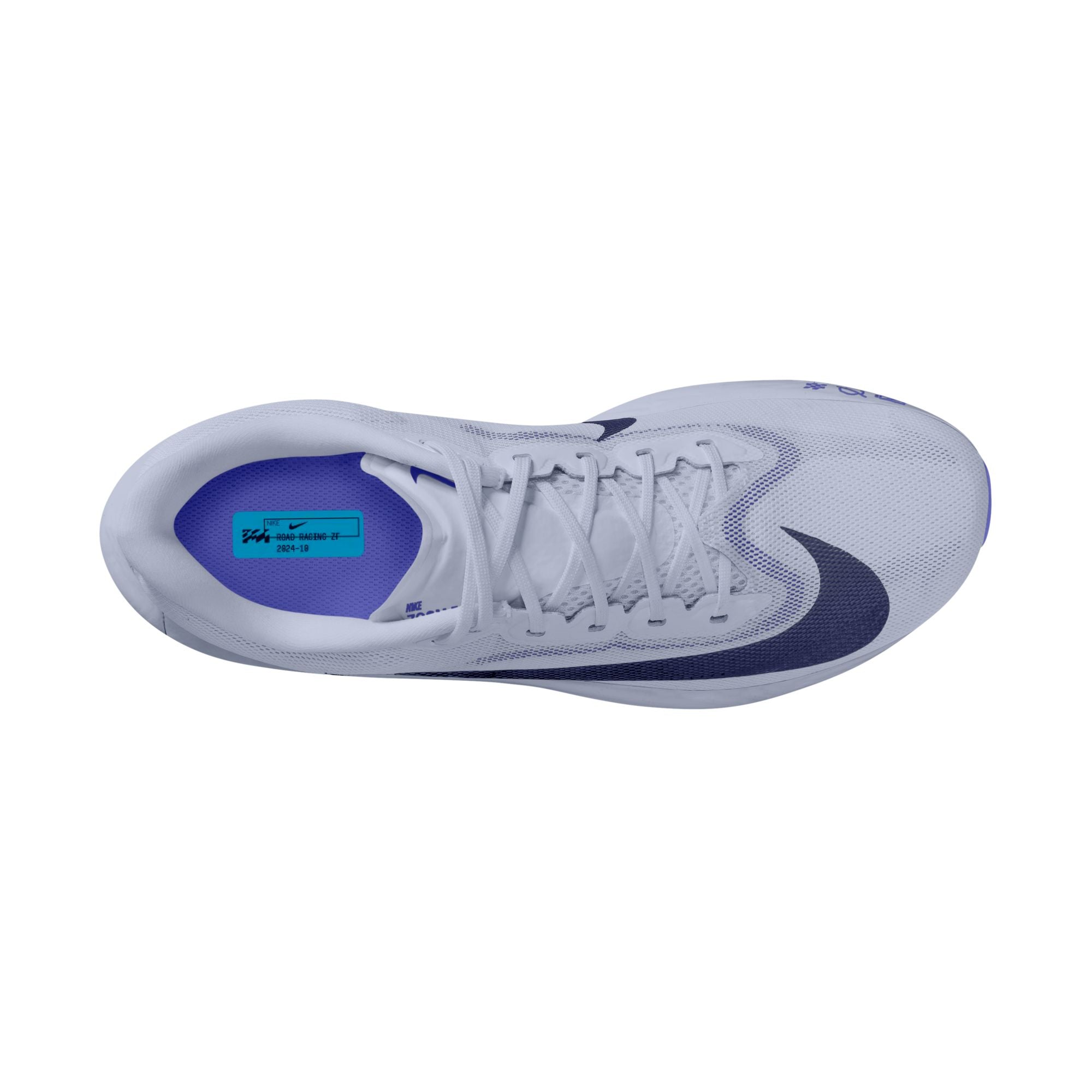 Nike Men's Zoom Fly 6 Running Shoes - Ghost/Blue Void/Football Grey - Lightweight Cushioned Road Racing Sneakers for Marathon Training & Daily Jogging