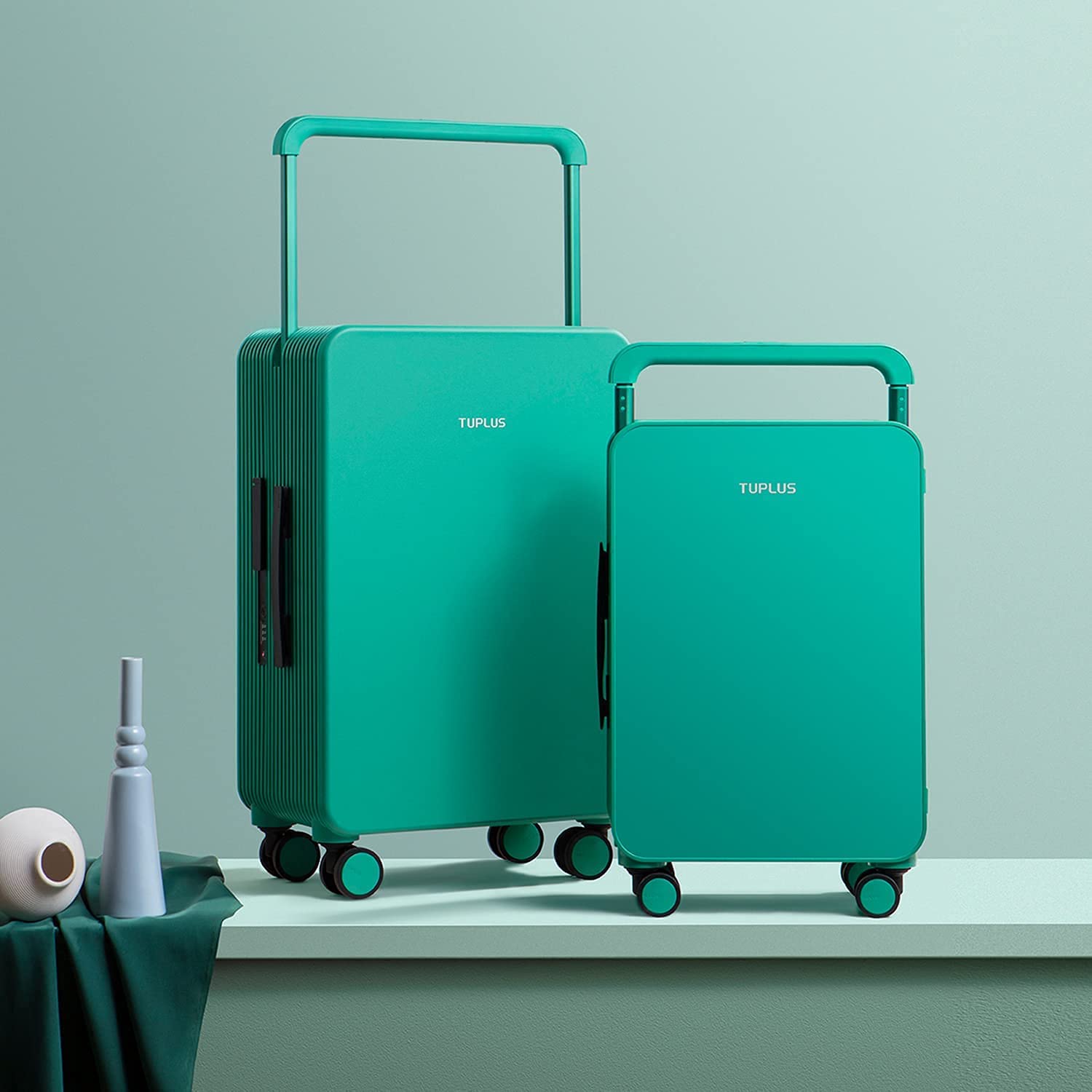 TUPLUS ABS Hard Shell Suitcase with 4 Spinner Wheels - Lightweight Check-in Luggage for Travel, Business Trips & Vacations | Balance Series