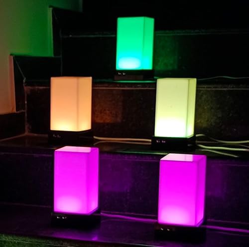 ZOCI VOCI Telepathy® Friendship Lamps for Long Distance Couples & Friends - No Subscription Needed, Touch Activated LED Crystal Lamps (Set of 5) - Perfect for Home Decor, Romantic Gifts & Long Distance Connection