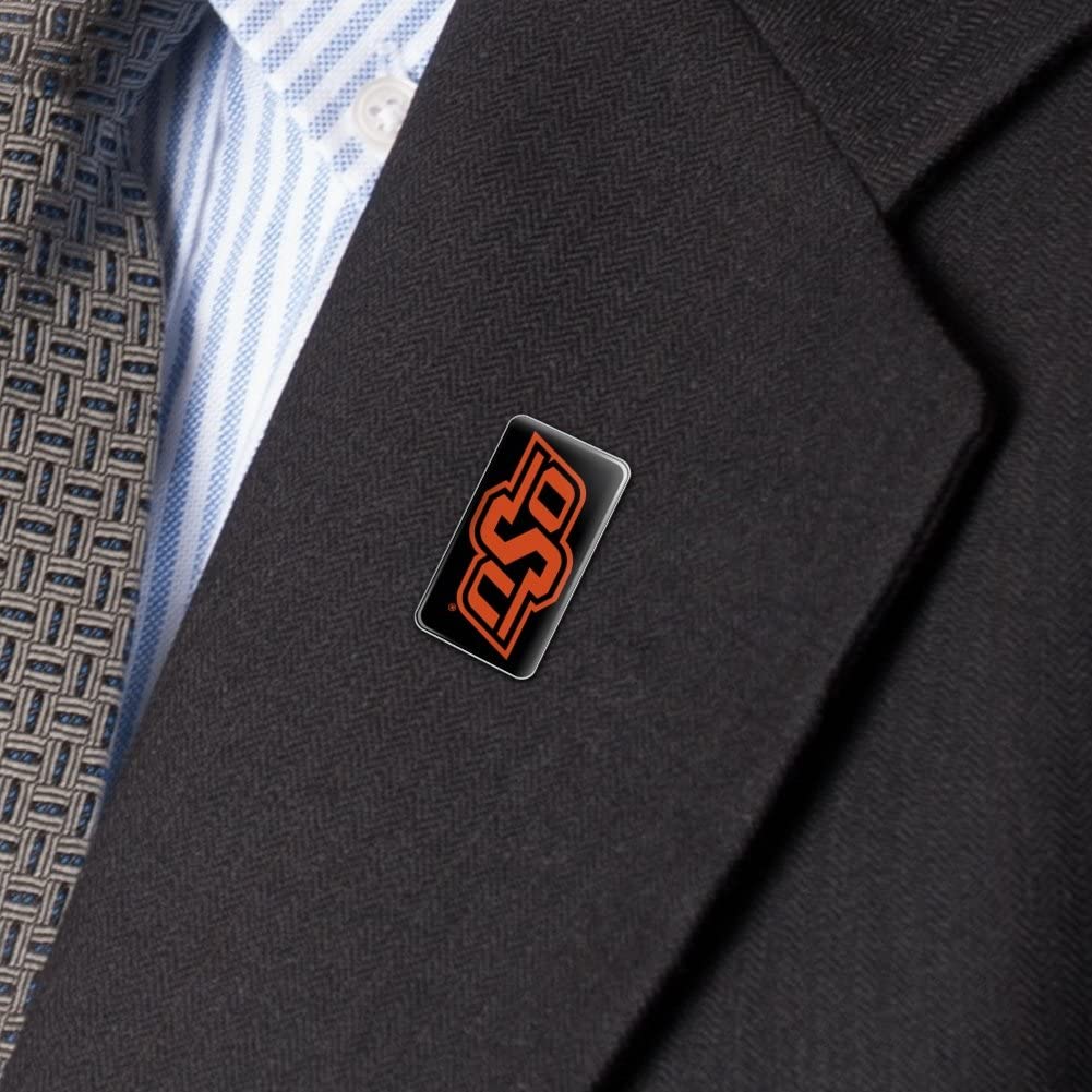 Oklahoma State University Cowboy Logo Rectangle Lapel Hat Pin - Vintage Style Tie Tack Pinback for Suits, Jackets & Caps - Perfect for Alumni, Fans & Game Day Outfits