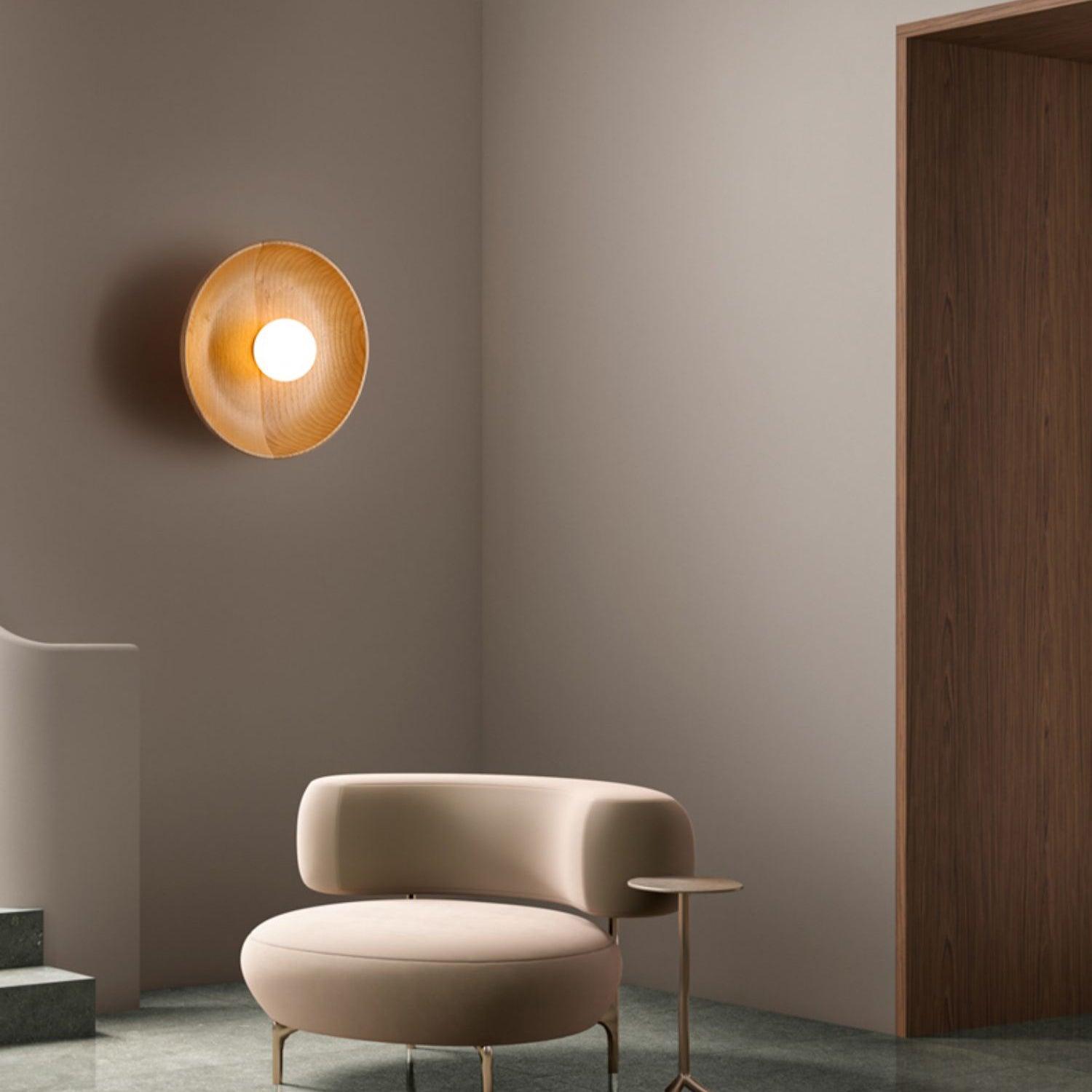 Modern Centric Wall Lamp - Sleek LED Sconce Light Fixture for Bedroom, Living Room & Hallway - Energy Efficient Home Decor Lighting