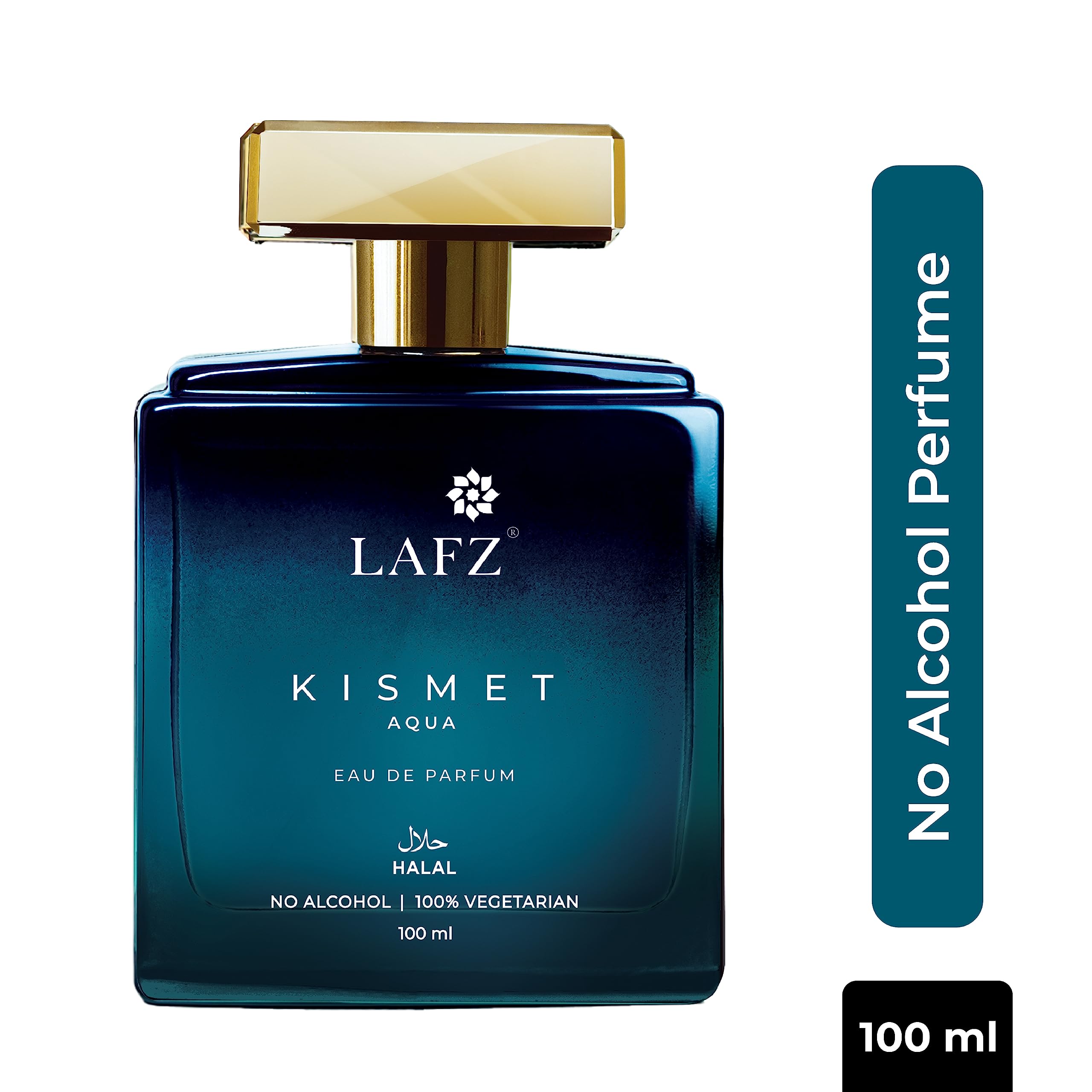 LAFZ No Alcohol Perfume Kismet Aqua EDP - Alcohol-Free Fragrance for Men & Women | 100ml Eau de Parfum | Long-Lasting Scent for Work, Date Night & Special Occasions