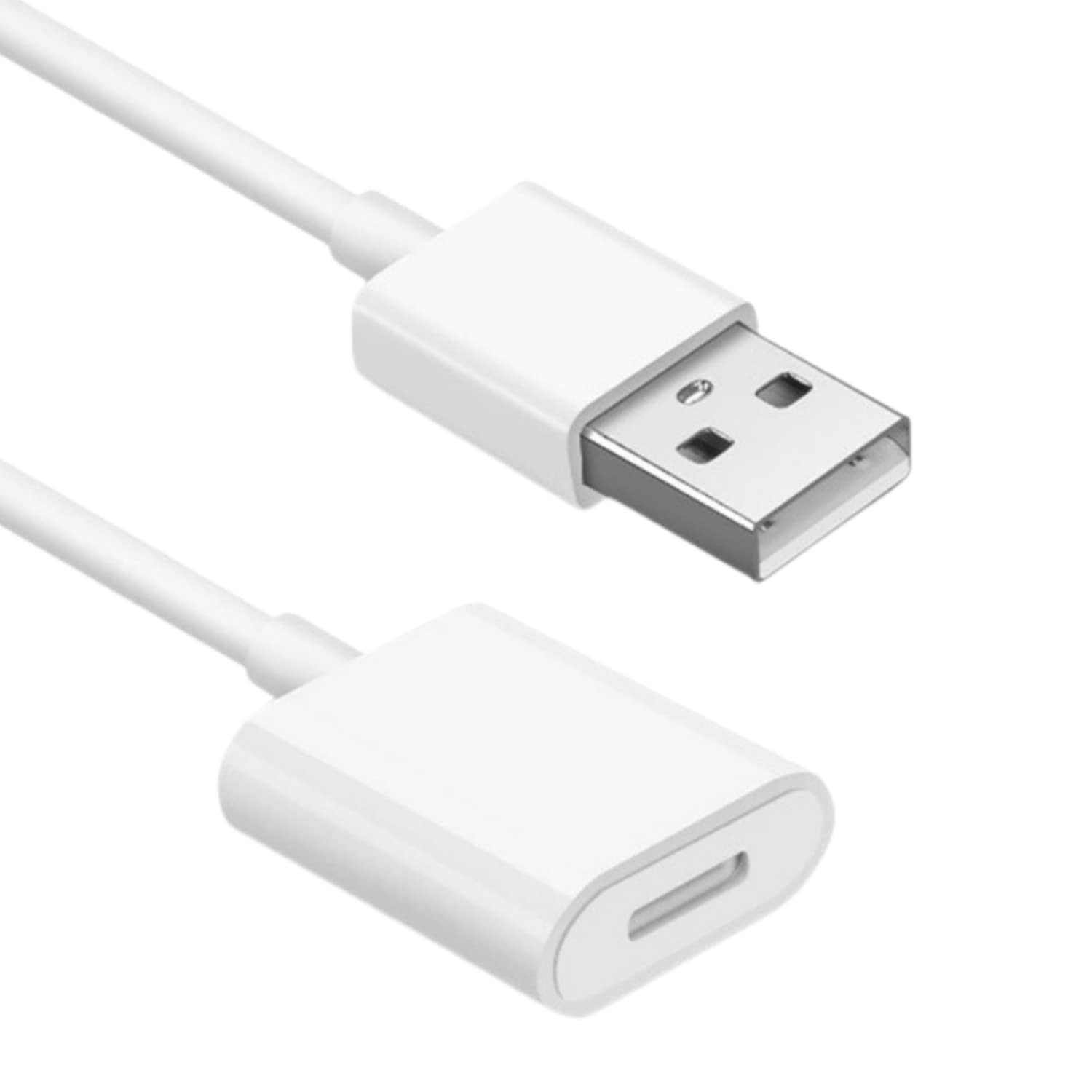 Apple Pencil Charging Adapter 1FT - Compatible with Apple Pencil 1st Generation, Charger Cable for iPad - Extend Battery Life & Protect Charging Port (1 Pack) - Perfect for Artists, Students & Professionals On-The-Go