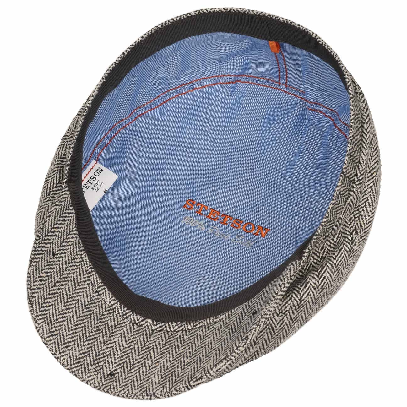 Stetson Belfast Silk Flat Cap for Men - Classic Irish Style Ivy Hat for Casual & Formal Wear - Perfect for Weddings, Golf, and Outdoor Events