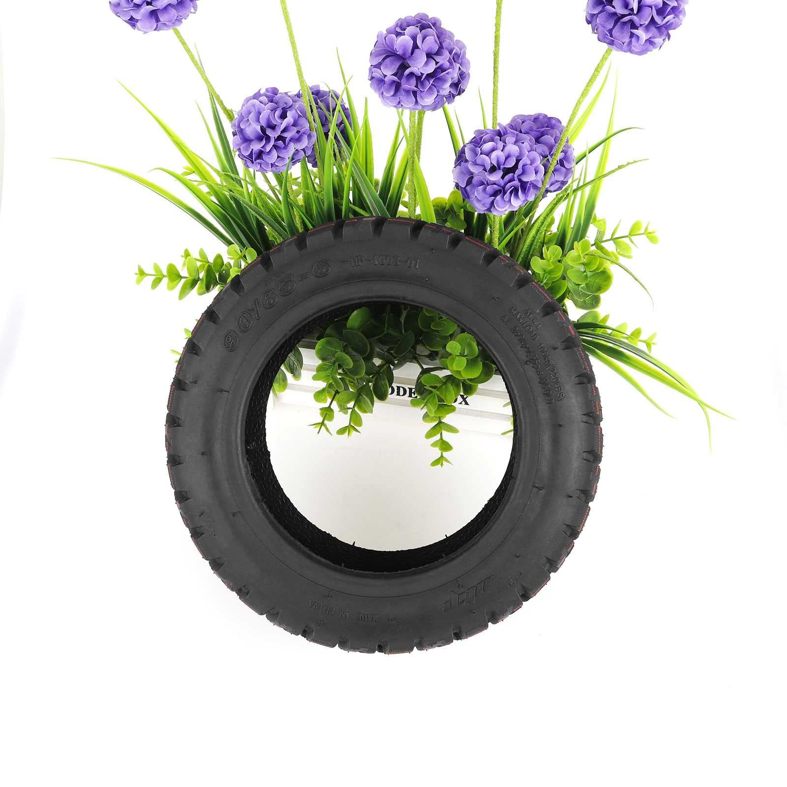 90/65-6 Tubeless Tire for 10 Inch Electric Scooter - Durable Off-Road Rubber Replacement Tire | Perfect for Commuting, Urban Riding & Outdoor Adventures