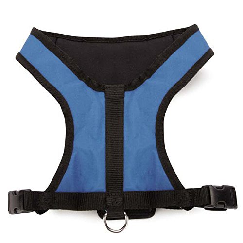 Dog Car Harness - Padded X-Large Blue for Safe Travel