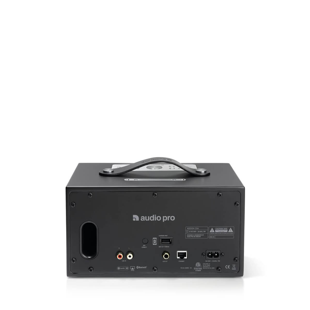 Audio Pro Addon C5 Alexa Wireless Speaker - Premium Bluetooth Speaker with Alexa Built-in, Hi-Fi Sound, Coal Black - Perfect for Home, Office, and Outdoor Use
