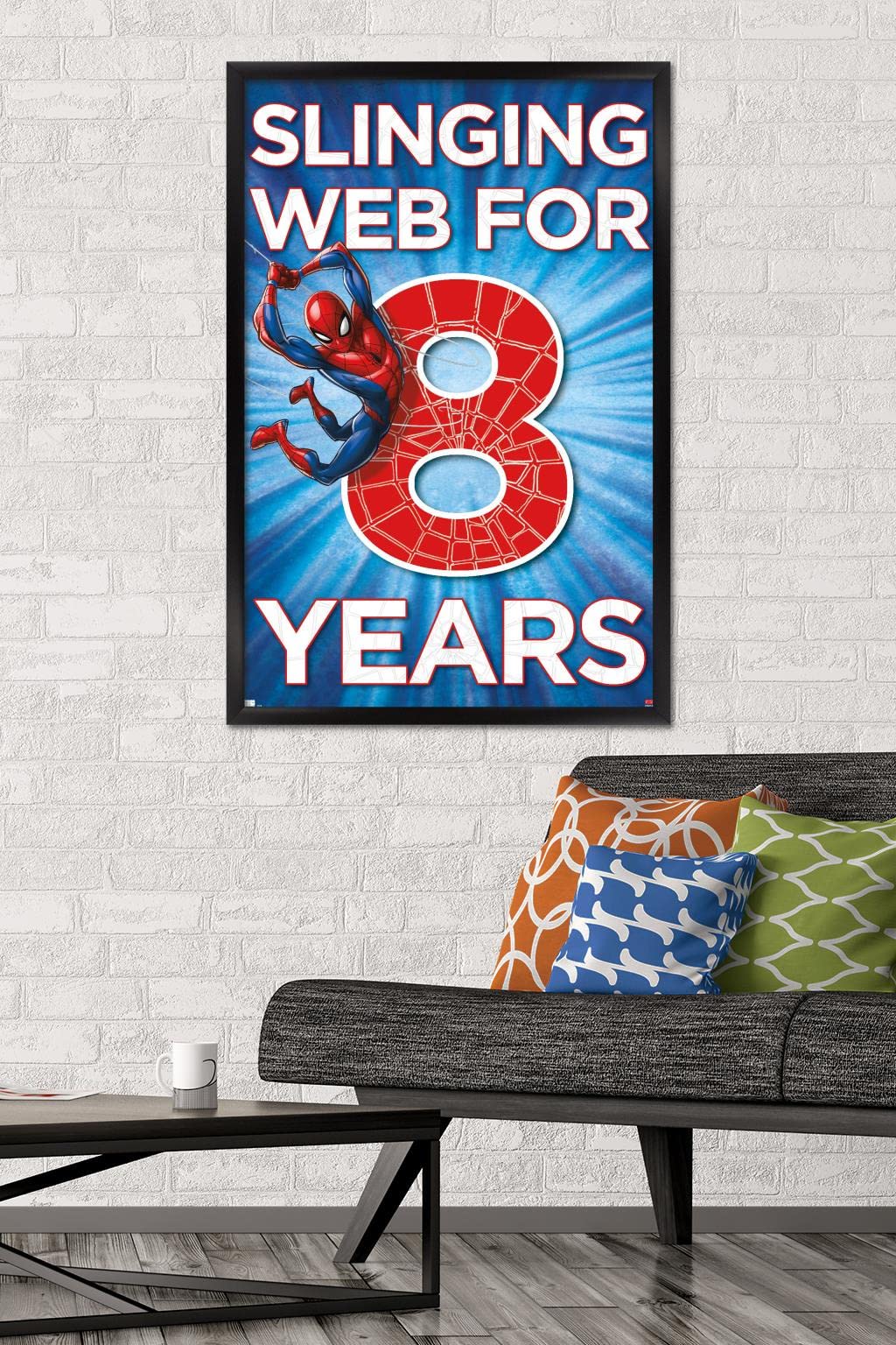 Trends International Marvel Spider-Man Happy 8th Birthday Wall Poster - 34