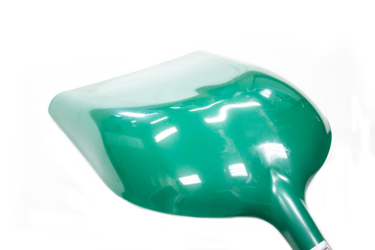 Bully Tools 42-Inch Heavy-Duty Poly Snow Shovel & Scoop for Efficient Snow Removal, Mulch Cleaning, and Yard Maintenance (Green) - Ideal for Driveways, Sidewalks, and Garden Cleanup