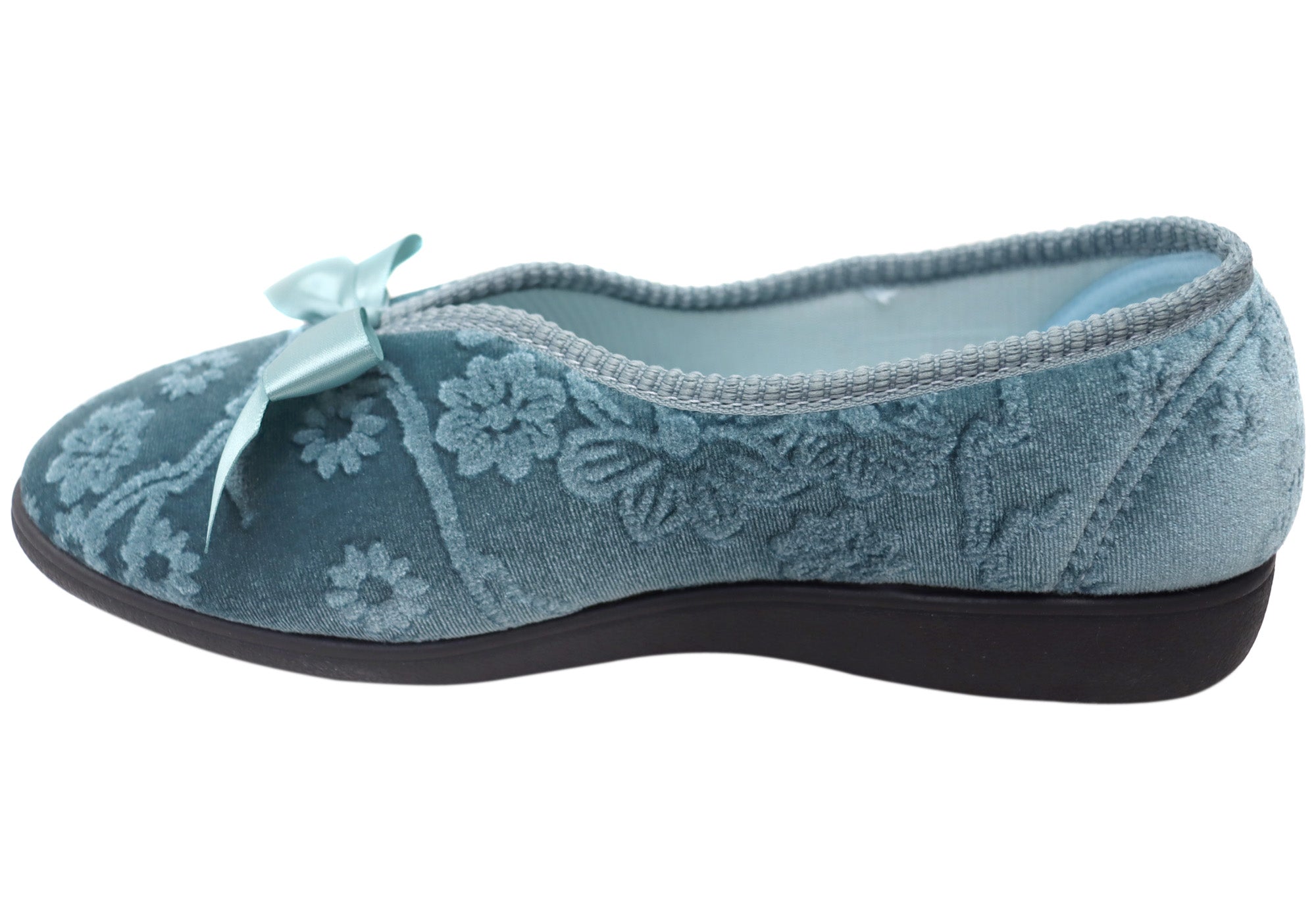 Grosby Vogue Women's Comfortable Indoor Slippers - Soft Plush House Shoes for Relaxing at Home, Lounging & Spa Days