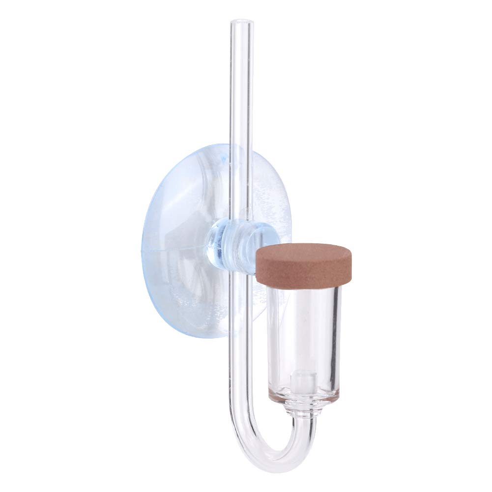 Yolispa Clear Bubble Counter Acrylic CO2 Diffuser for Aquarium - Premium Carbon Dioxide Atomizer for Fish Tank & Aquatic Plants (Large Size) - Perfect for Freshwater Planted Tanks & Aquascaping