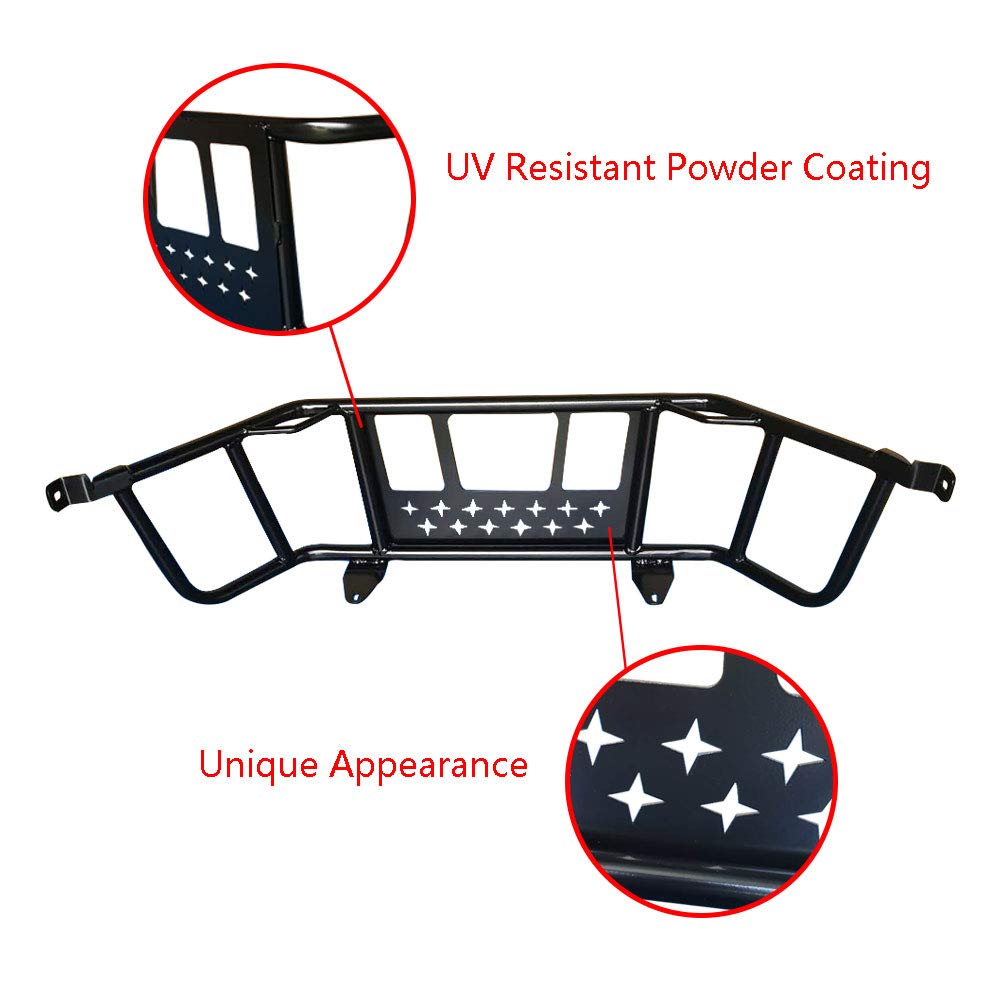 Durable Steel Tailgate Bed Extender & Enclosure for Honda Talon 1000X, 1000R, 1000X-4 (2019-2021 Models) - Heavy-Duty Rear Back Protection for Off-Roading & Hauling