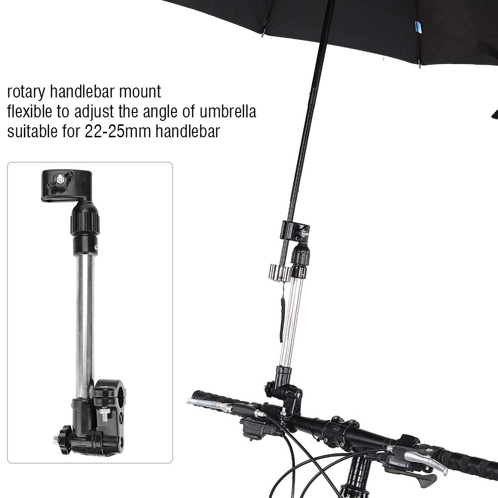 Dilwe Adjustable Umbrella Holder Stand - Flexible Telescopic Rod Mount for Wheelchair, Stroller & Pram - Perfect for Outdoor Activities, Beach, Picnics & Shopping