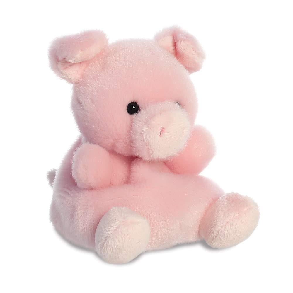 Aurora 61242 Palm Pals Wizard Pig Plush Stuffed Animal - 13cm Soft Rose Pink Toy for Kids, Collectors & Gift Giving | Perfect for Nursery Decor, Birthday Presents & Cuddling