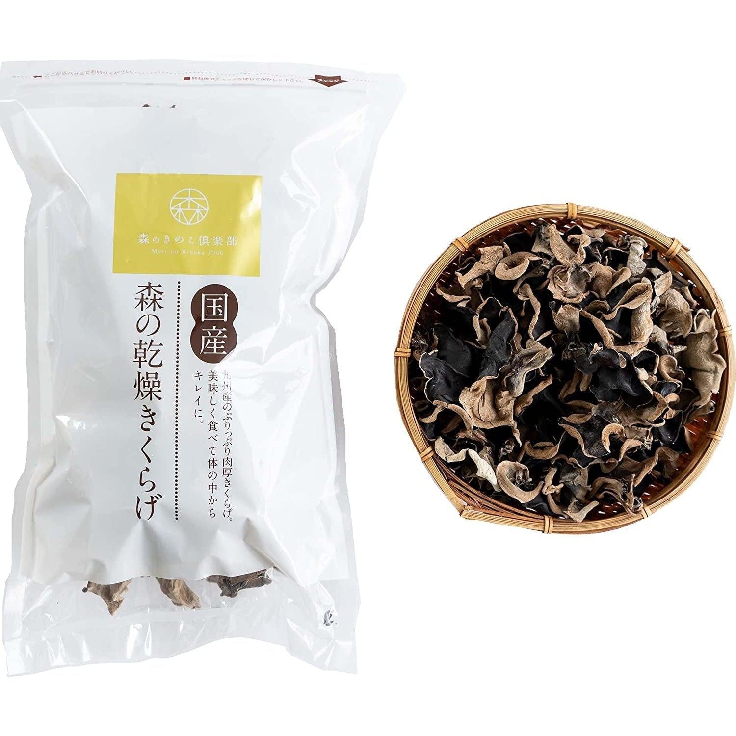 Premium Mori Dried Kikurage Wood Ear Mushrooms 100g - Organic Black Fungus for Asian Cooking, Hot Pot, Stir Fry & Healthy Recipes