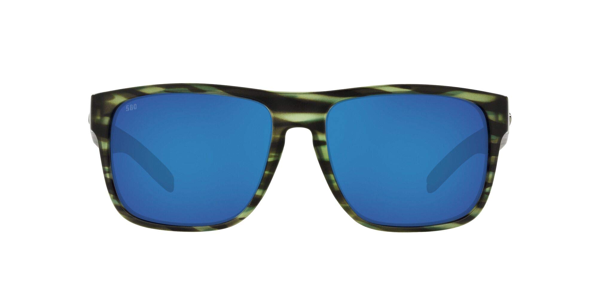 Costa Del Mar Men's Polarized Sunglasses - Matte Reef Frame, Blue Mirror Lenses 59mm - UV Protection for Fishing, Driving & Outdoor Activities