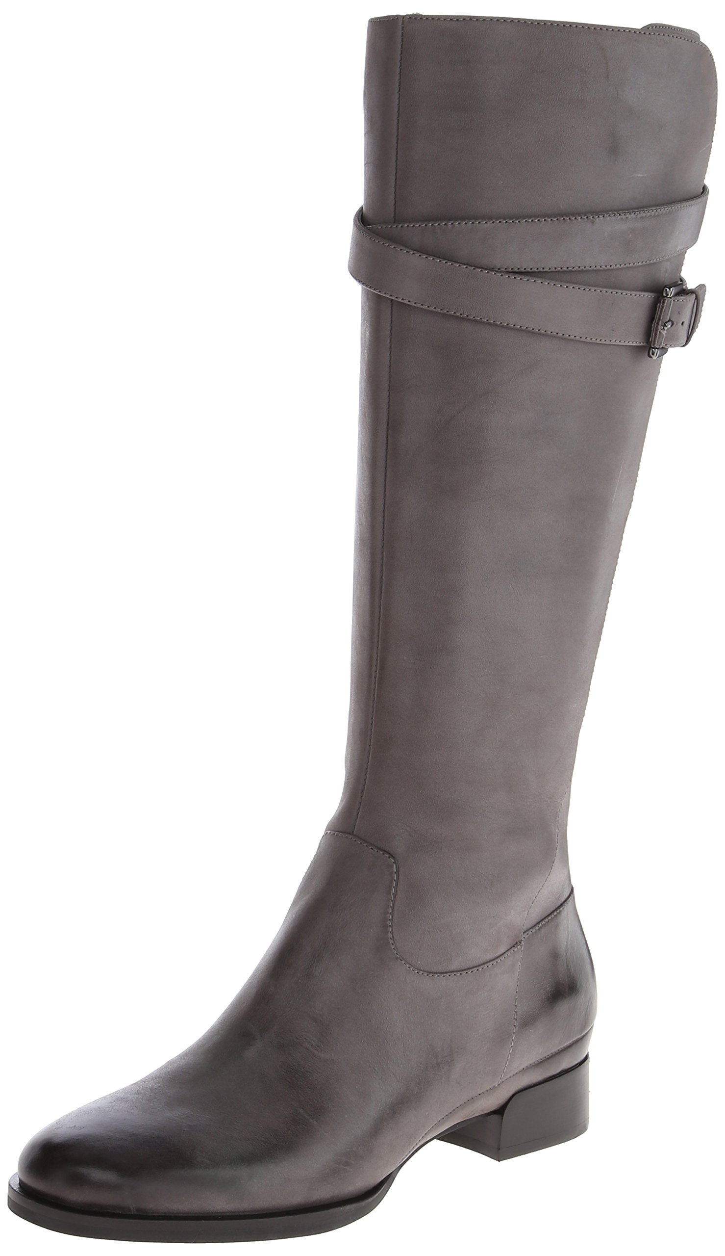 ECCO Women's Sullivan Tall Strap Riding Boot - Waterproof Leather Equestrian Boots for Horseback Riding & Outdoor Activities