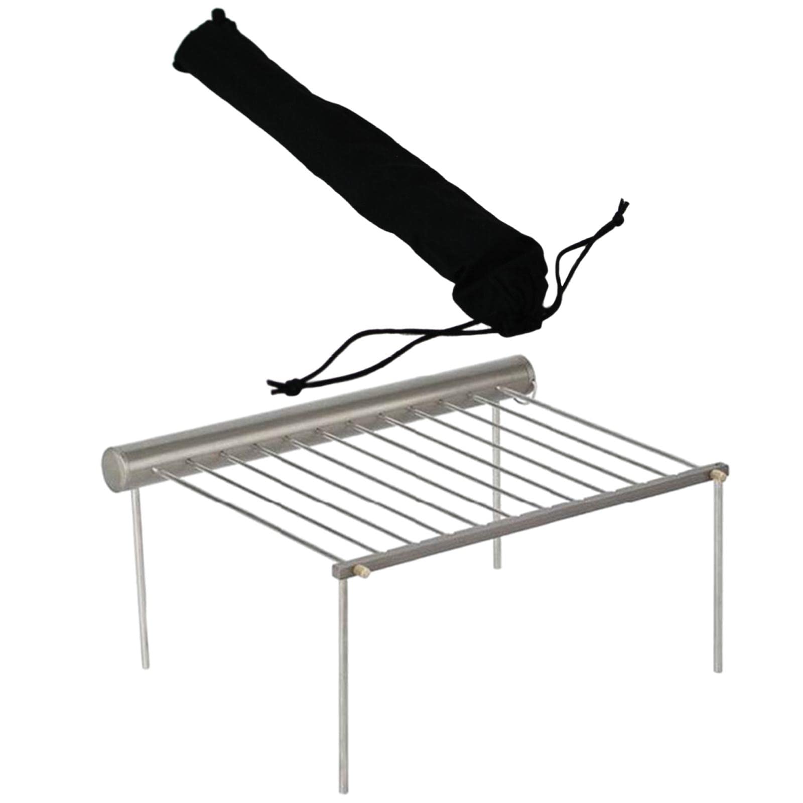 Amagogo Portable Stainless Steel Camping Stove - Compact Outdoor Cooking Stand for Backpacking, Hiking & Picnics | Perfect for Camping, RV Trips & Emergency Preparedness
