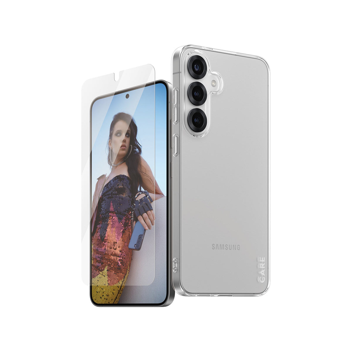 Panzer Fashion 2-in-1 Phone Case & Screen Protector Bundle for Samsung Galaxy S25 Plus - Shockproof Protection for Everyday Use & Outdoor Activities