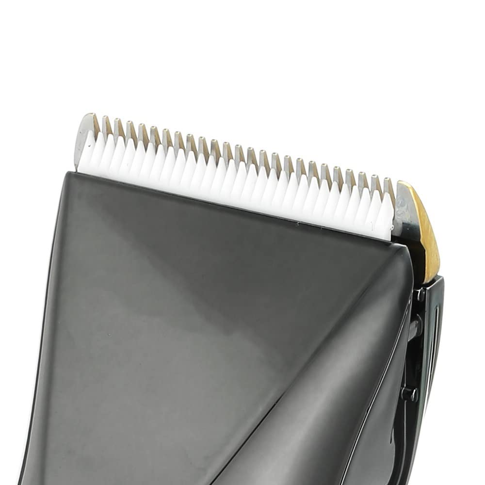 Professional Retro Hair Clipper Trimmer for Men - Electric Hair Cutting Kit with Fine-Tuning for Precise Styling (Black) - Perfect for Home Barbering, Salon Use & DIY Grooming