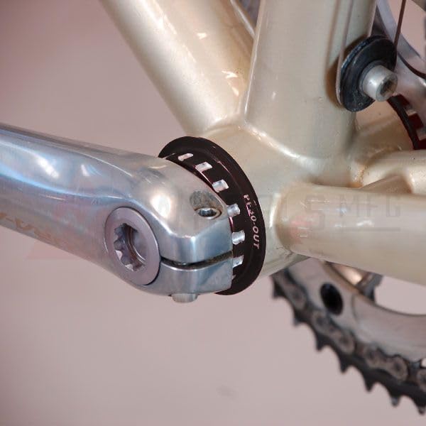 Wheels Manufacturing BB30 to Outboard Bottom Bracket Adapter with Angular Contact Bearings - Compatible with Road & Mountain Bikes, Ideal for Upgrading Crankset Performance