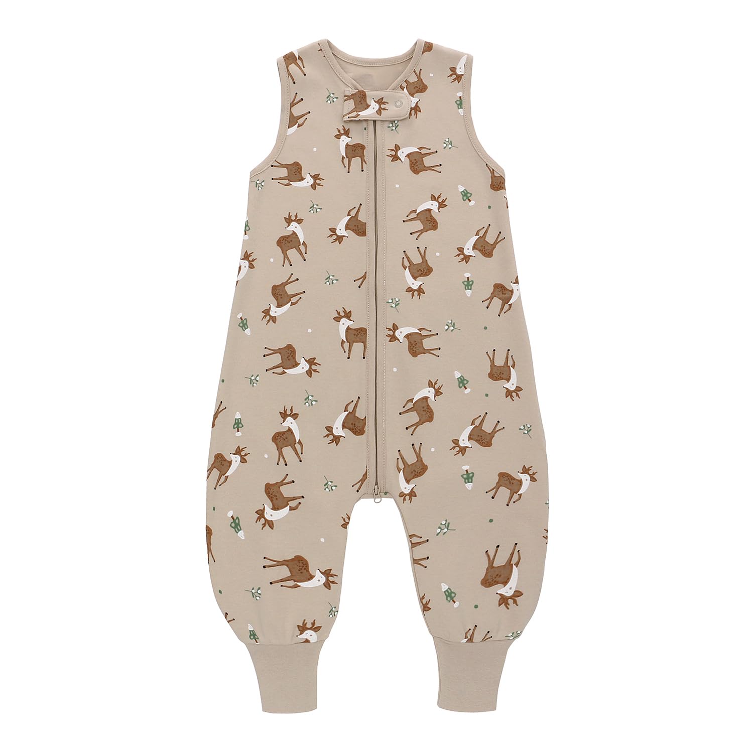 Miracle Baby Sleeping Sack with Feet - TOG 0.5 100% Cotton Sleeveless Wearable Blanket for Infants | Perfect for Nursery, Daycare & Travel
