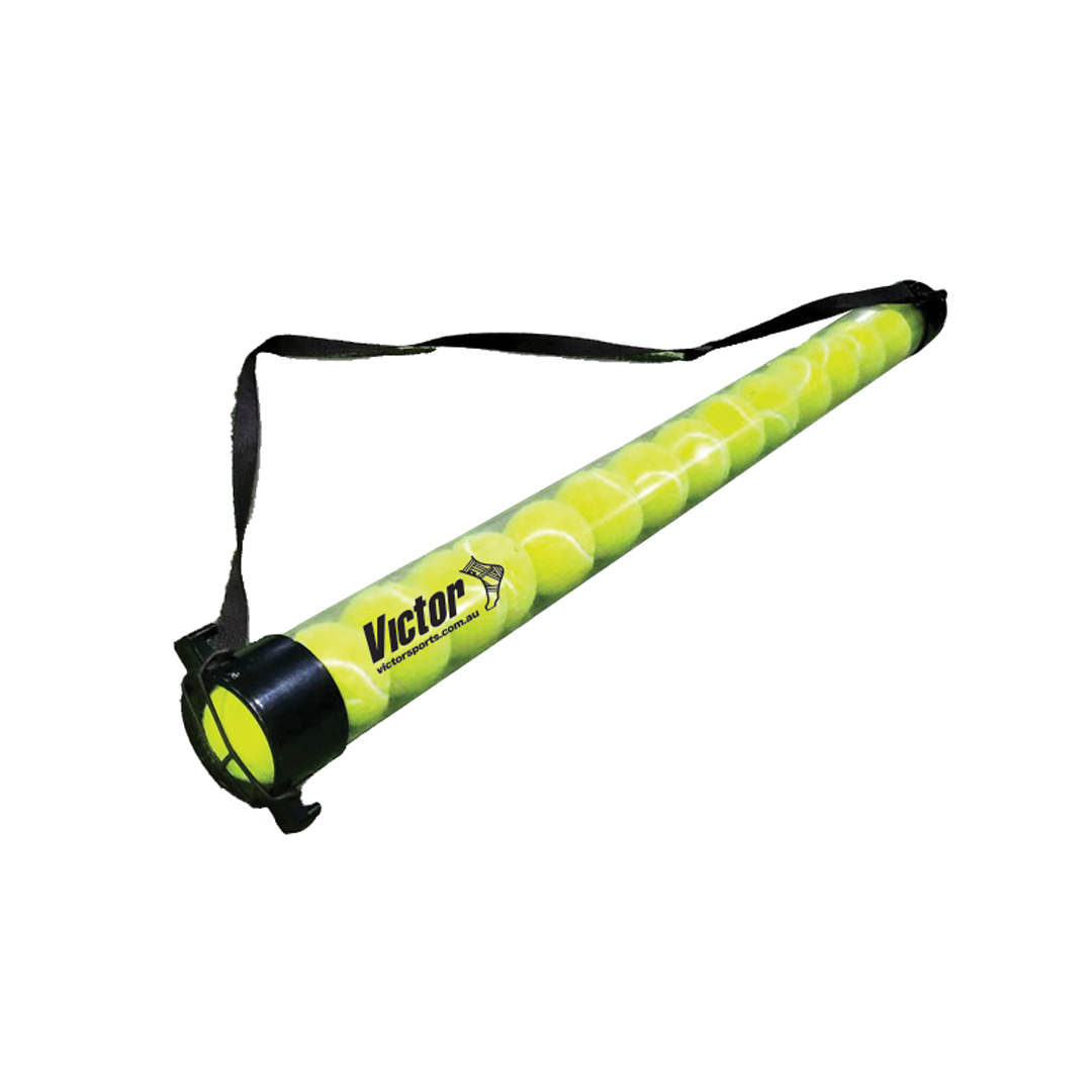 Victor Tennis Ball Pick Up Tube - Portable Tennis Ball Collector for Easy Retrieval - Perfect for Tennis Courts, Backyard Practice & Training Sessions
