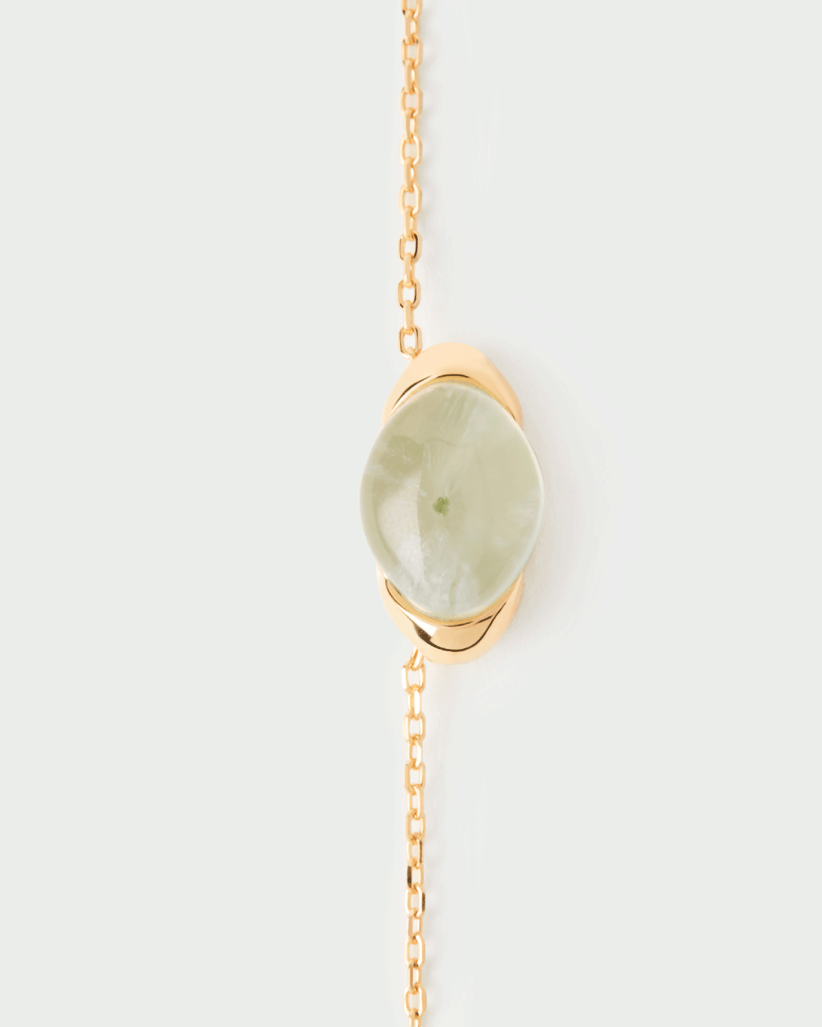 GRID 2 Prehnite Bay Necklace - Elegant Green Gemstone Jewelry for Women | Perfect for Weddings, Parties & Everyday Wear