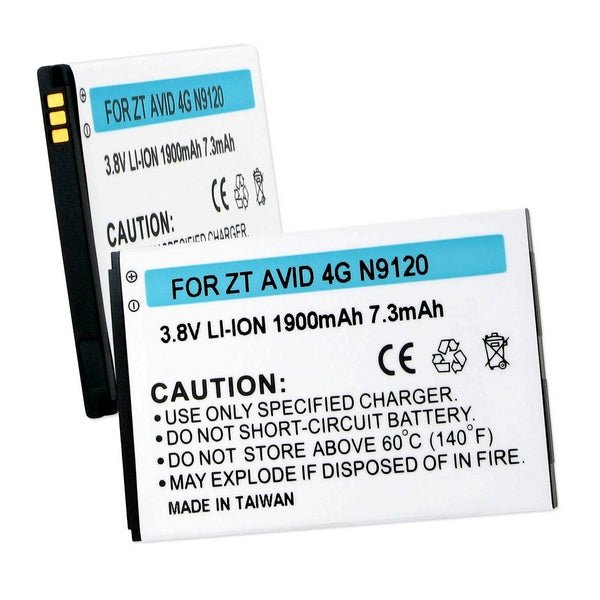 ZTE Avid 4G N9120 Replacement Battery - 1600mAh Li-ion BLI-1318 3.7V - Compatible with ZTE Avid 4G Smartphone - Perfect for Travel, Work & Daily Use