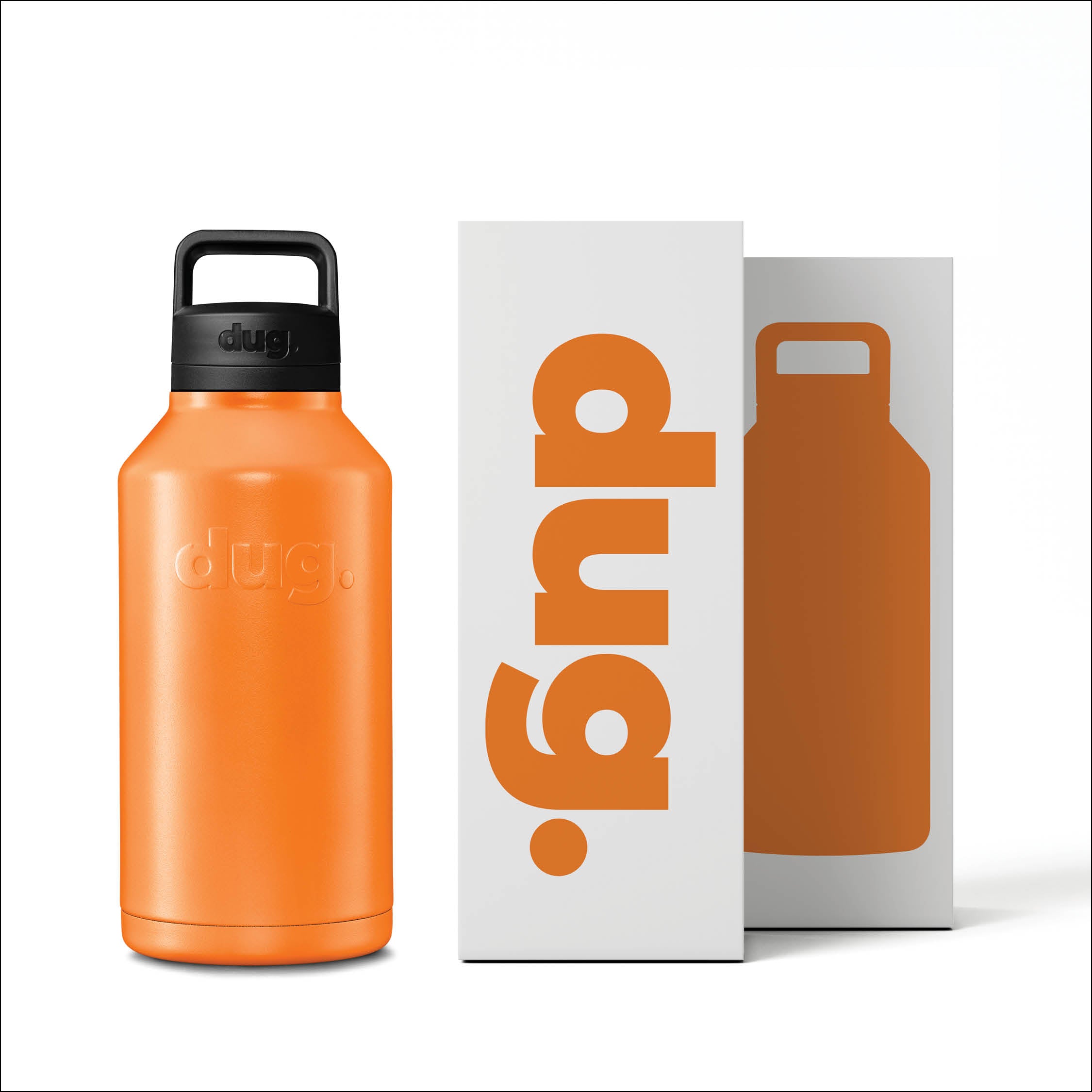 2L Sunnyboy Orange Water Bottle - BPA Free, Leak Proof & Durable for Gym, Hiking & Outdoor Activities
