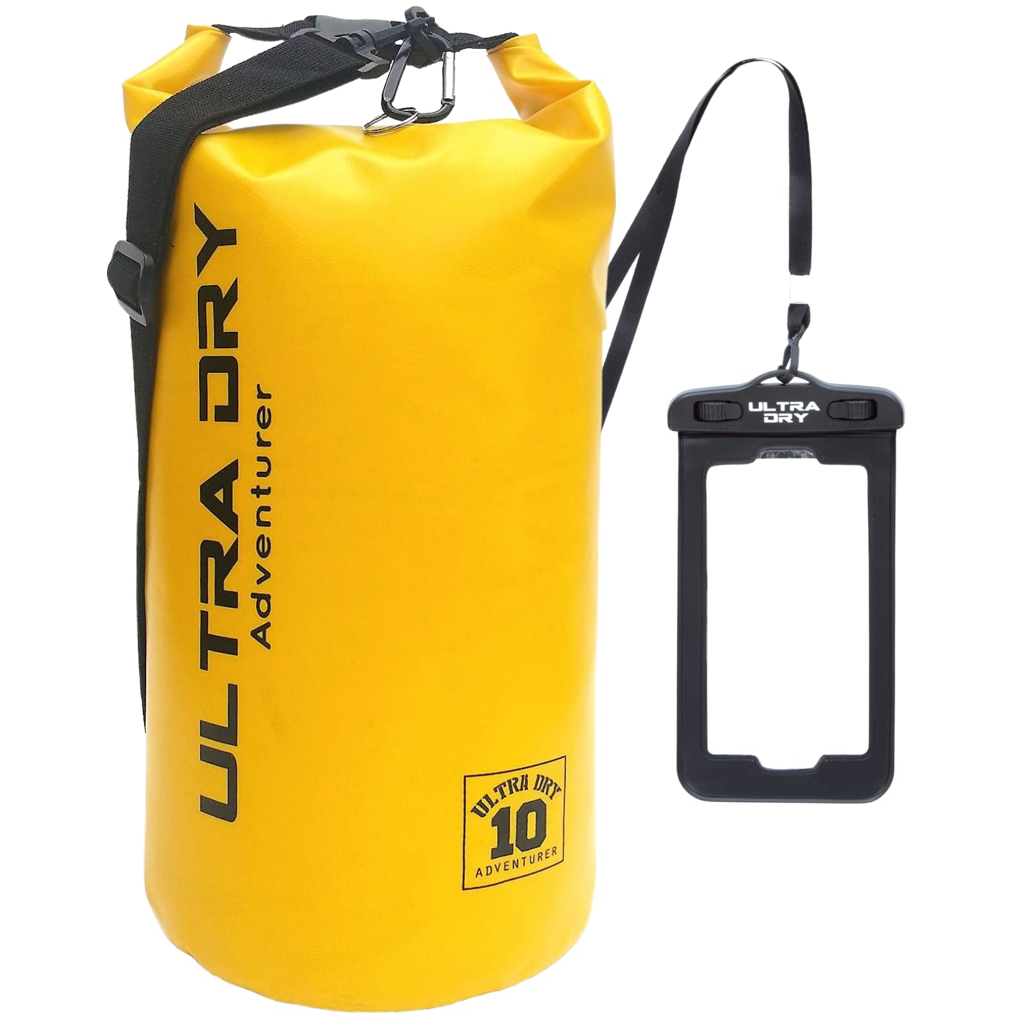 Premium Waterproof Dry Bag with Adjustable Shoulder Strap - Phone Dry Pouch Included - Ideal for Kayaking, Boating, Canoeing, Fishing, Rafting, Swimming & Camping - Keep Gear Dry in Outdoor Adventures