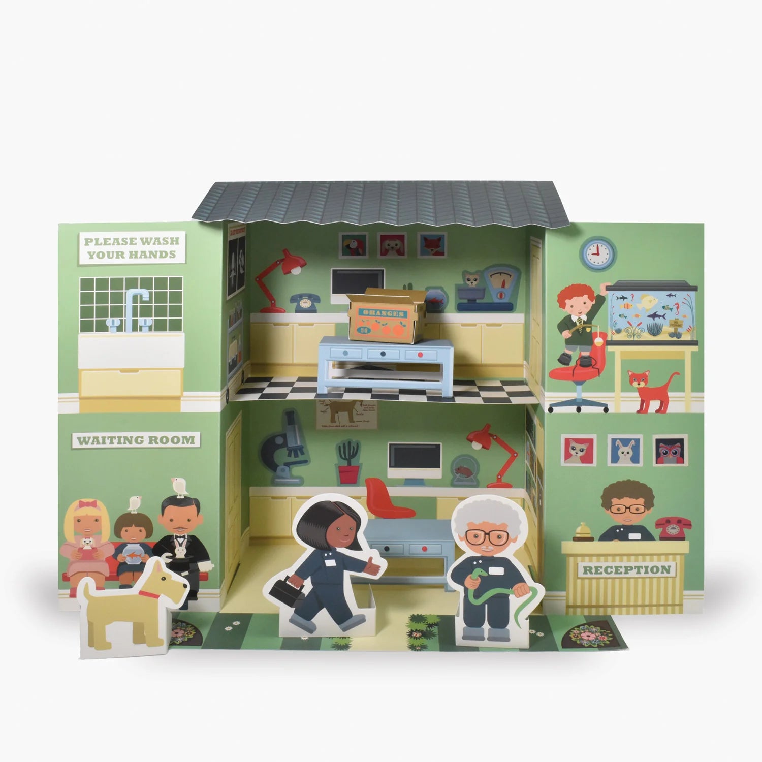 Build Your Own Pet Hospital Toy Set - DIY Animal Vet Clinic Playset for Kids - Perfect for Pretend Play & Educational Fun