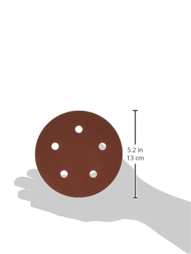 ALI INDUSTRIES 3782 5-Inch 180 Grit Sanding Discs (5-Pack) - Premium Sandpaper for Woodworking, Metal Polishing & DIY Projects