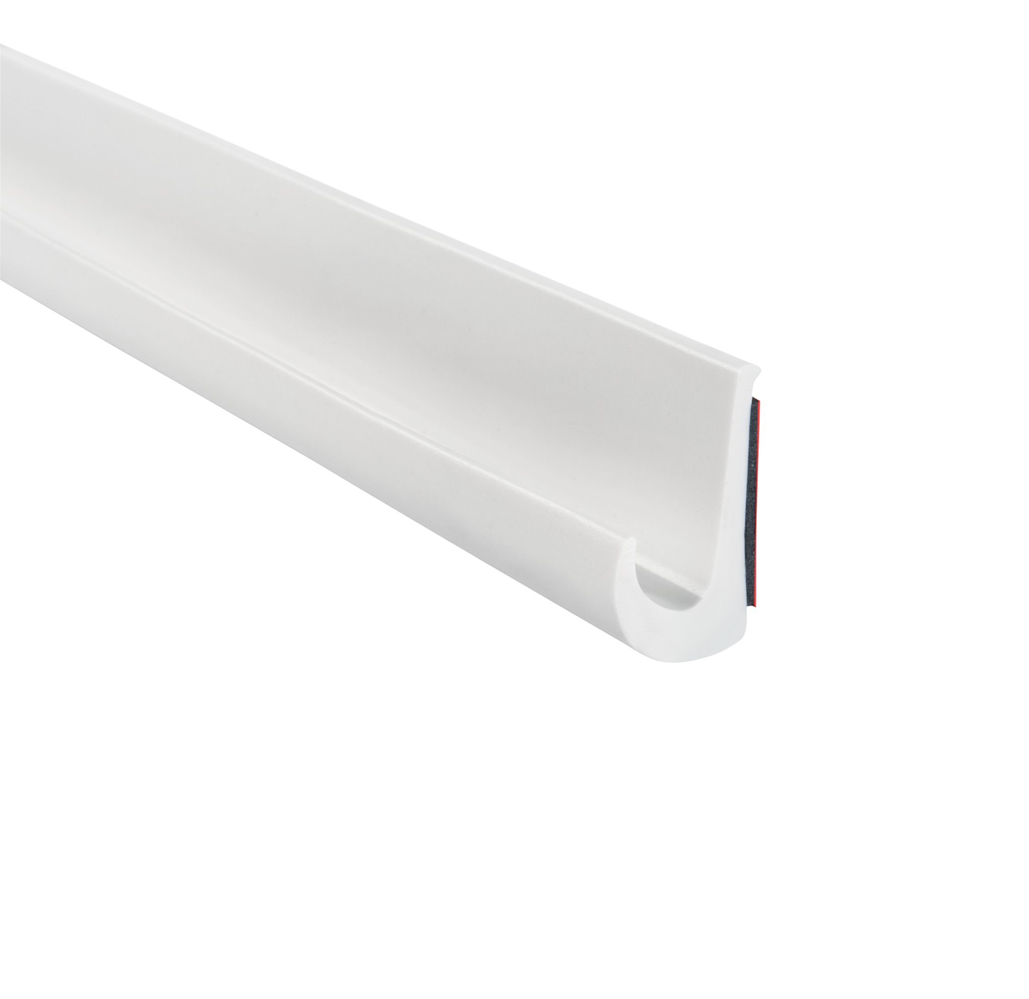 Premium White PVC Trim-Lok Drip Rail - 1/2