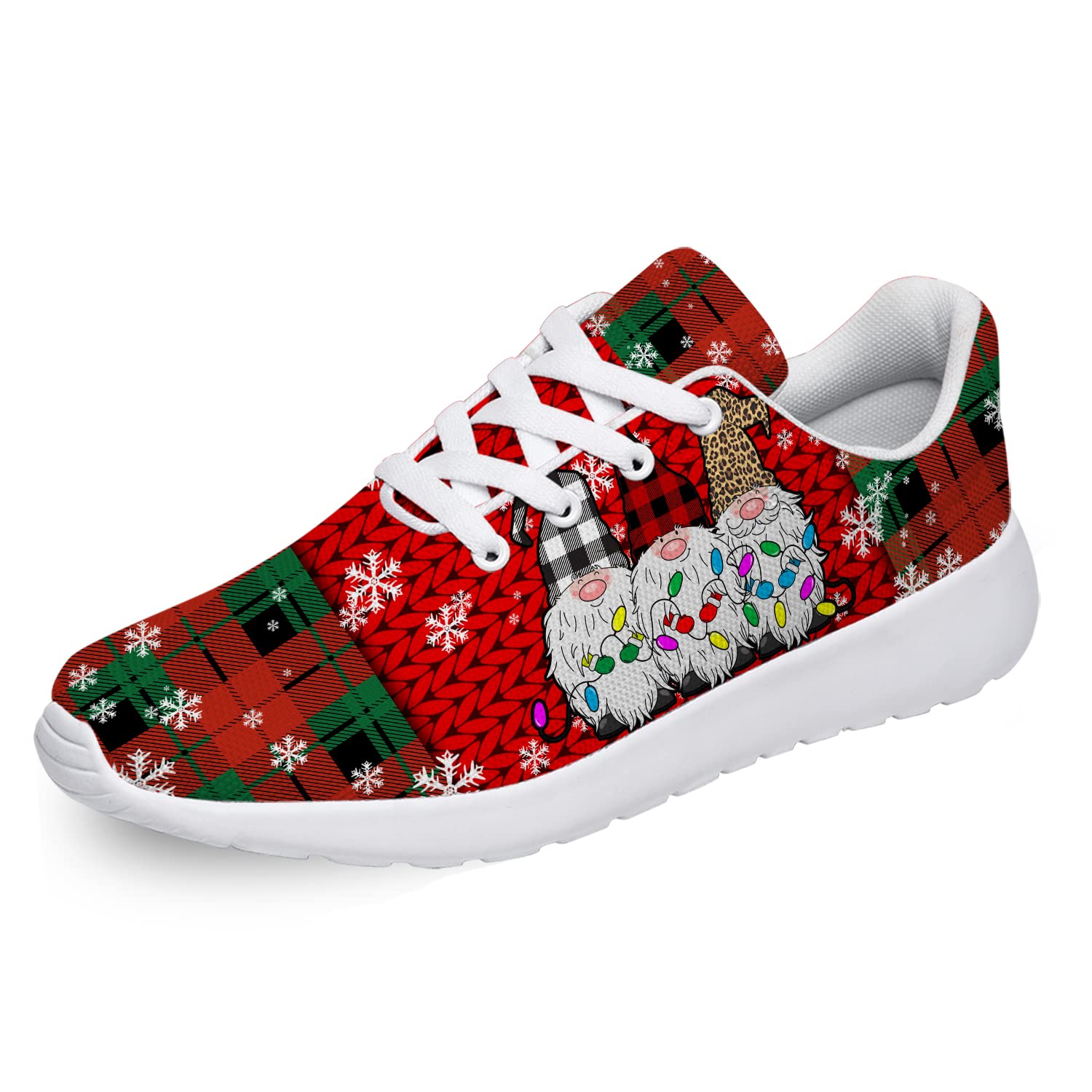 Ciadoon Christmas Running Shoes for Women & Men - Lightweight Athletic Tennis Sneakers for Walking, Jogging, Gym Workouts | Perfect Holiday Gift for Boys & Girls | Ideal for Casual Wear, Sports & Festive Occasions