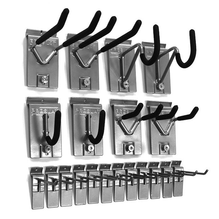 PVC Slatwall Standard Bundle - Retail Display Shelving System for Stores & Garages - Perfect for Organizing & Showcasing Products