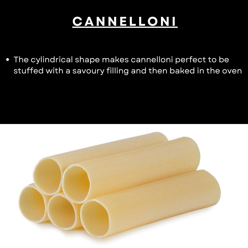 Garofalo Cannelloni Pasta - 250g | Premium Italian Pasta for Lasagna, Stuffed Shells & Baked Pasta Dishes | Authentic Italian Cuisine at Home