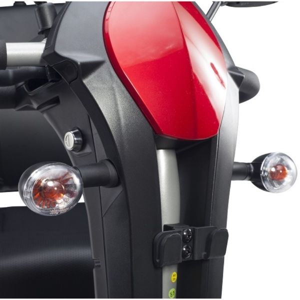 Drive Medical Ventura DLX Deluxe 3 Wheel Mobility Scooter - Lightweight Electric Scooter for Adults & Seniors - Indoor/Outdoor Use for Shopping, Travel & Daily Mobility