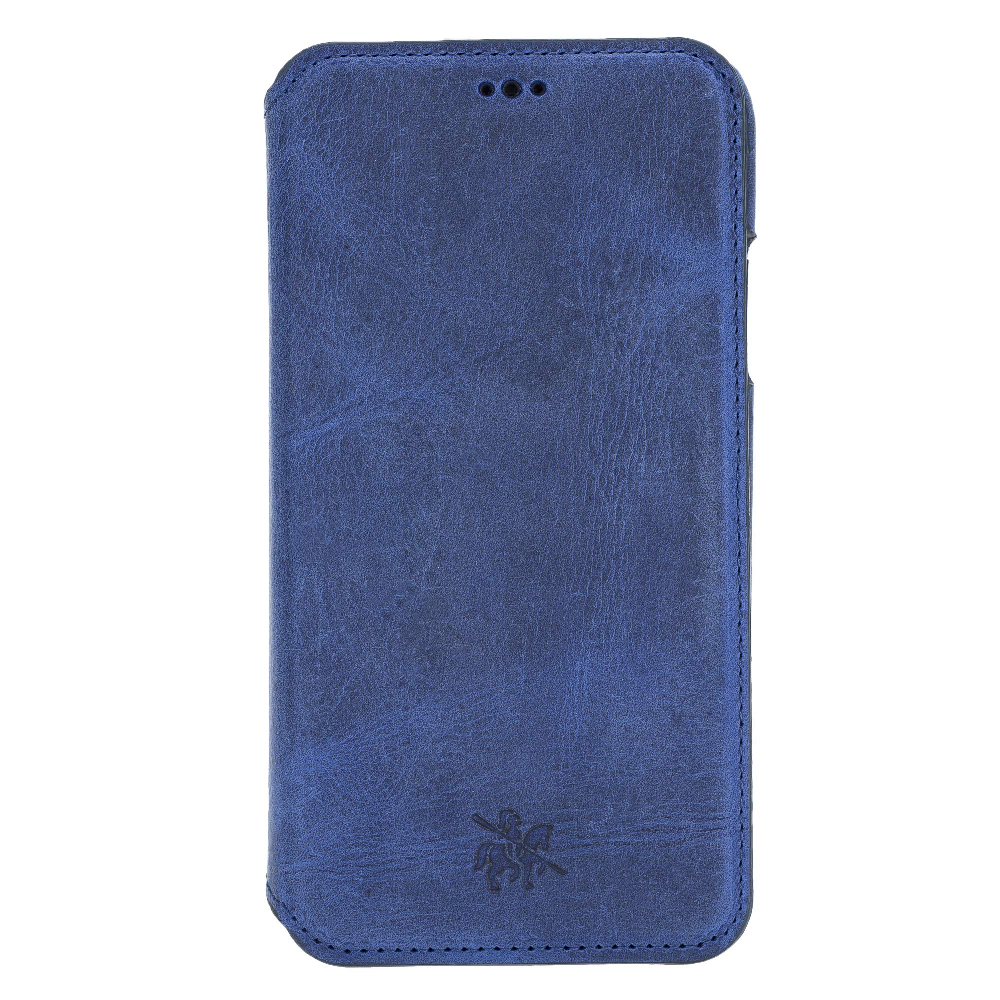 Venito Venice Slim iPhone 11 Pro Case with Stand, Wallet & RFID Blocking - Self-Closing Magnetic Cover (Antique Dark Blue) | Perfect for Travel, Work & Everyday Protection