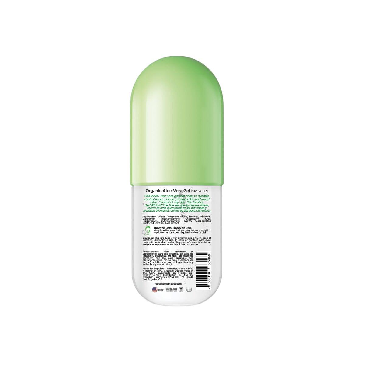 Organic Aloe Vera Capsules by Yaab Beauty - Hydrating Skin & Hair Supplement for Daily Wellness & Beauty Routine