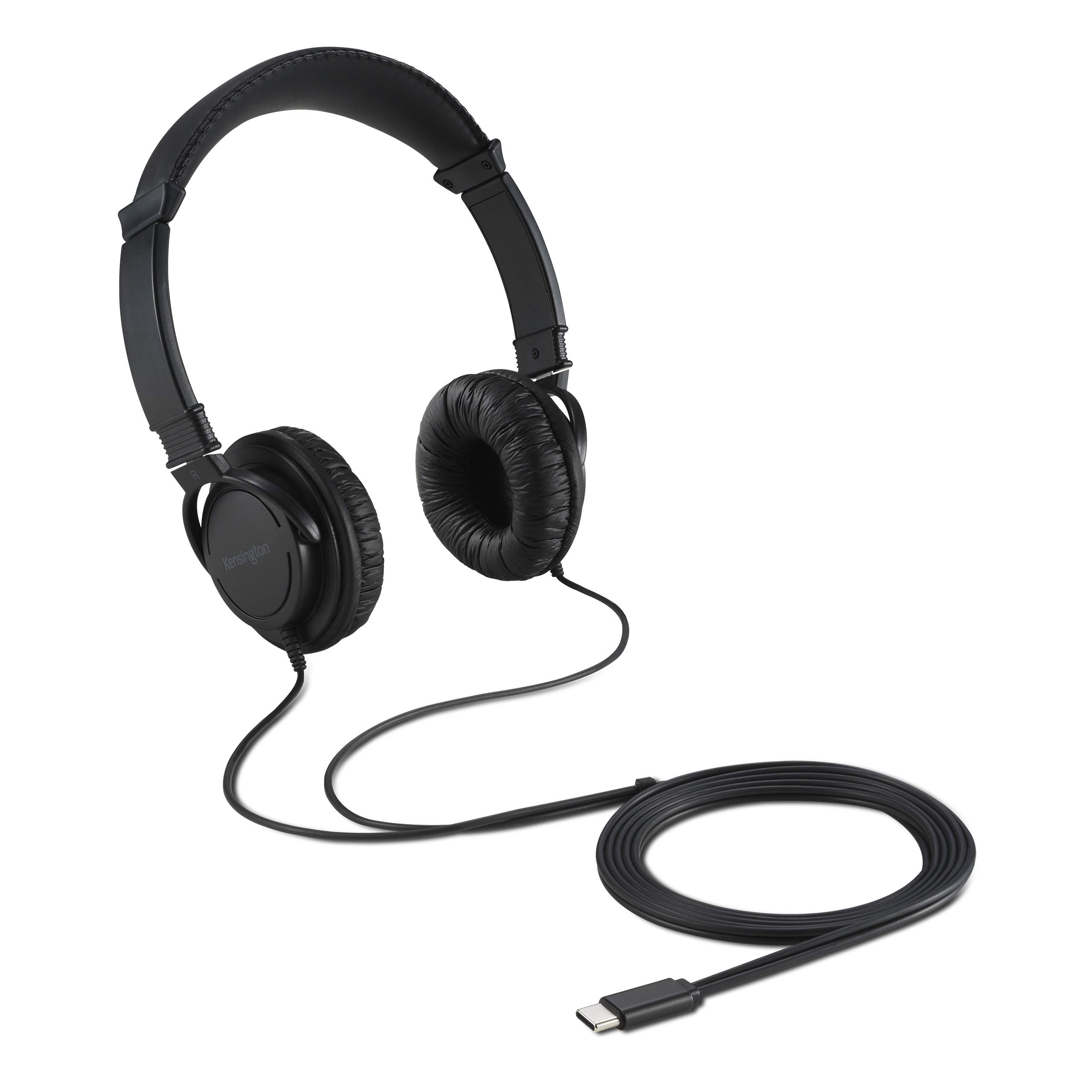 Kensington USB-C Hi-Fi Headphones with Noise Cancellation - Premium Sound for Music, Gaming & Work - Wireless Over-Ear Headphones for Travel, Office & Home Use
