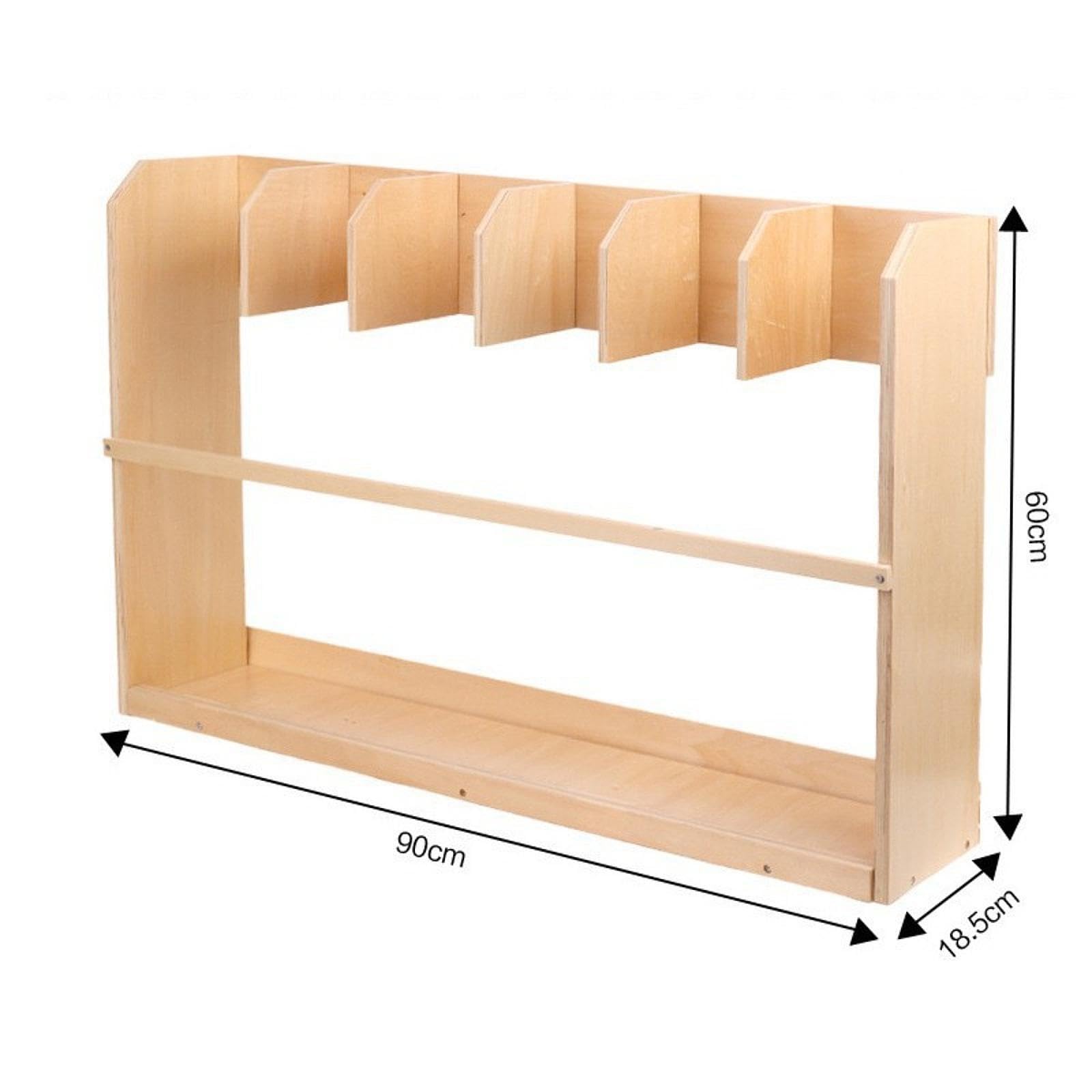 Harayaa Kids' Work Rug Organizer - Toy Storage Rack & Carpet Stand for Playroom, Montessori Classroom, or Home Organization - Practical Children's Shelf for Toys & Learning Mats