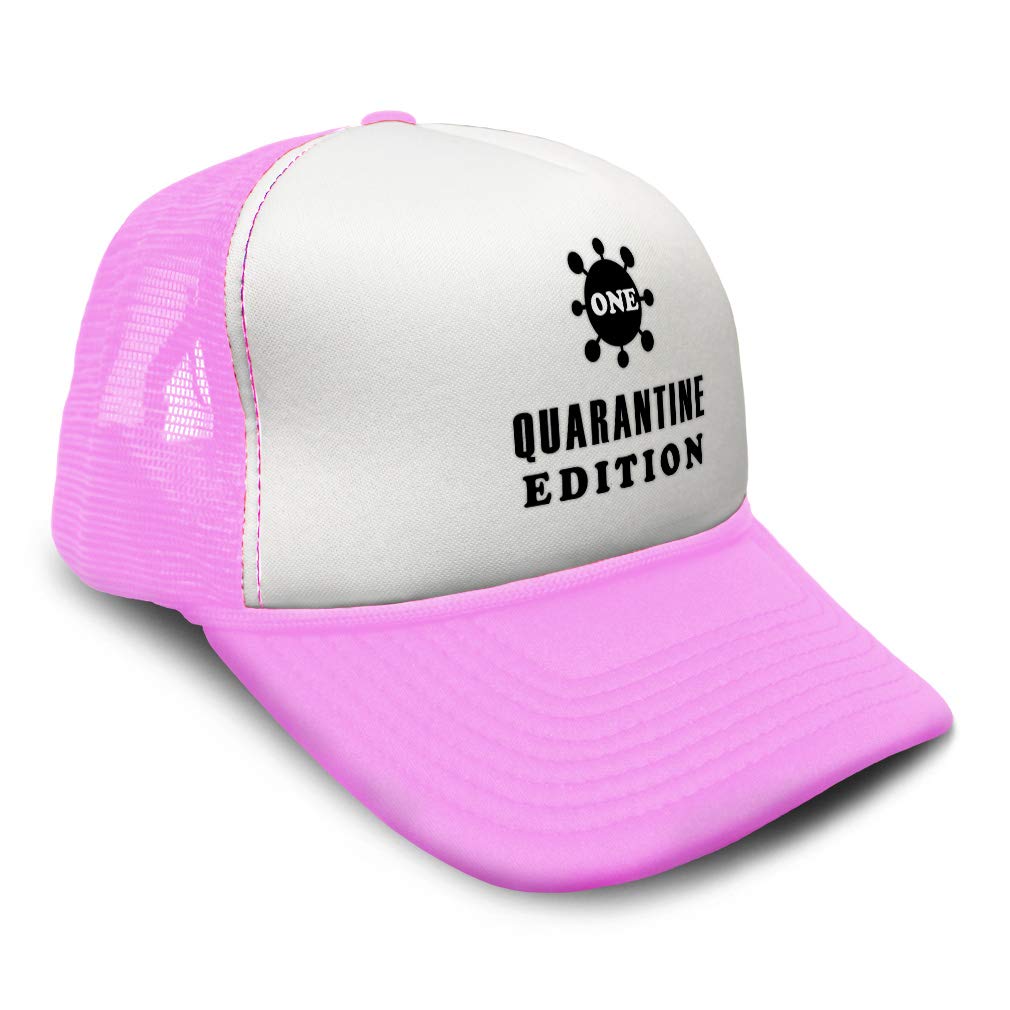 Speedy Pros Trucker Hat - Quarantine Edition for Baby's First Birthday - Adjustable Polyester Cap for Infants & Toddlers - Perfect for Outdoor Play, Parties & Photo Shoots