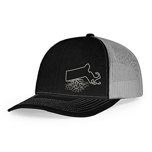 Massachusetts Black/Grey Mesh