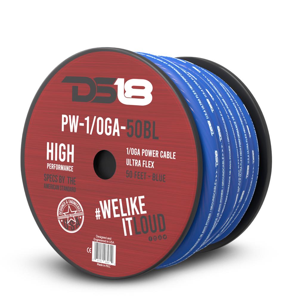 1/0 GA CCA Ground Power Cable - 50 Feet Heavy Duty Electrical Wire for Home, RV, and Outdoor Power Supply