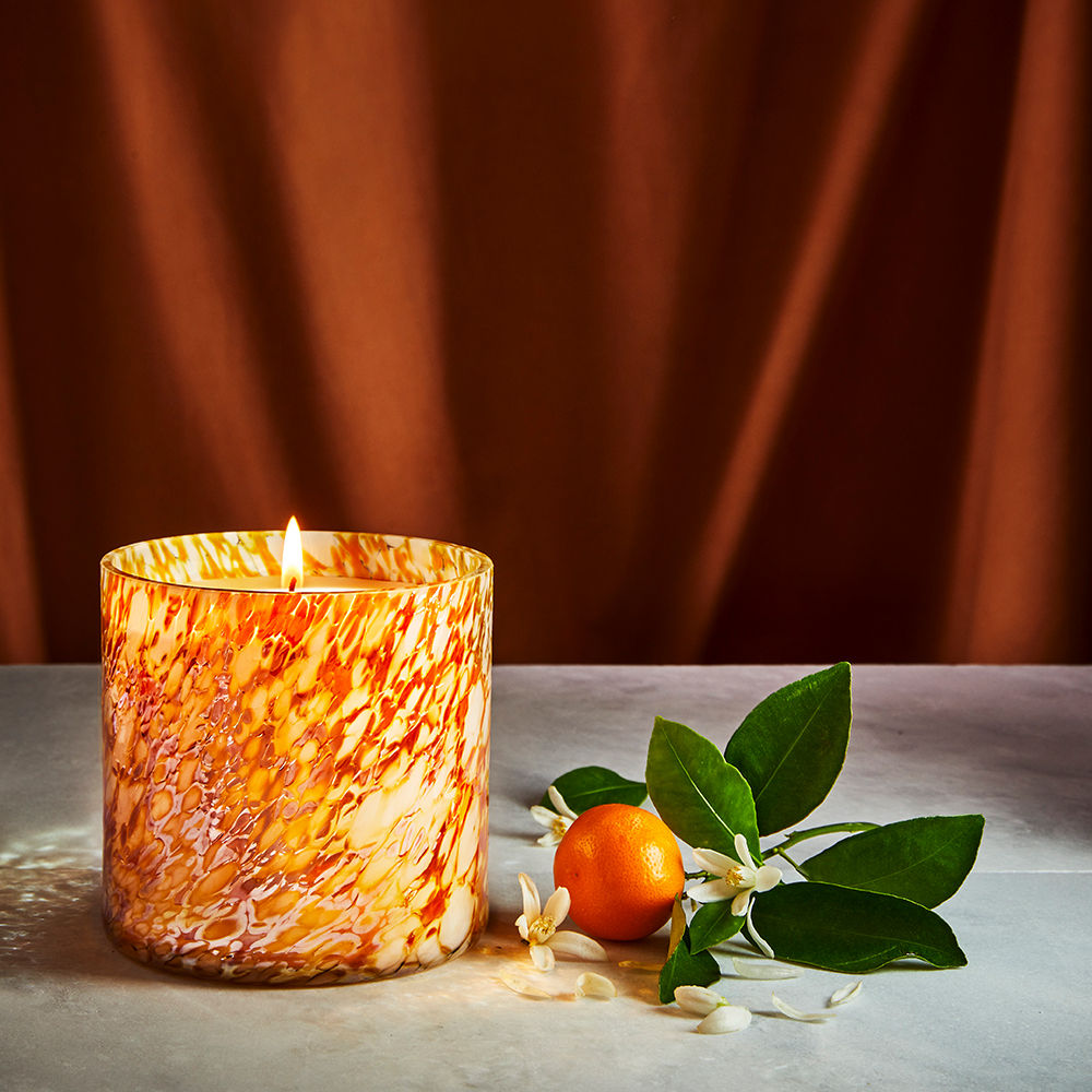 Absolute Orange Blossom Scented Candle - Natural Soy Wax Aromatherapy Candle for Home, Spa & Relaxation | Perfect for Bedroom, Bathroom & Meditation