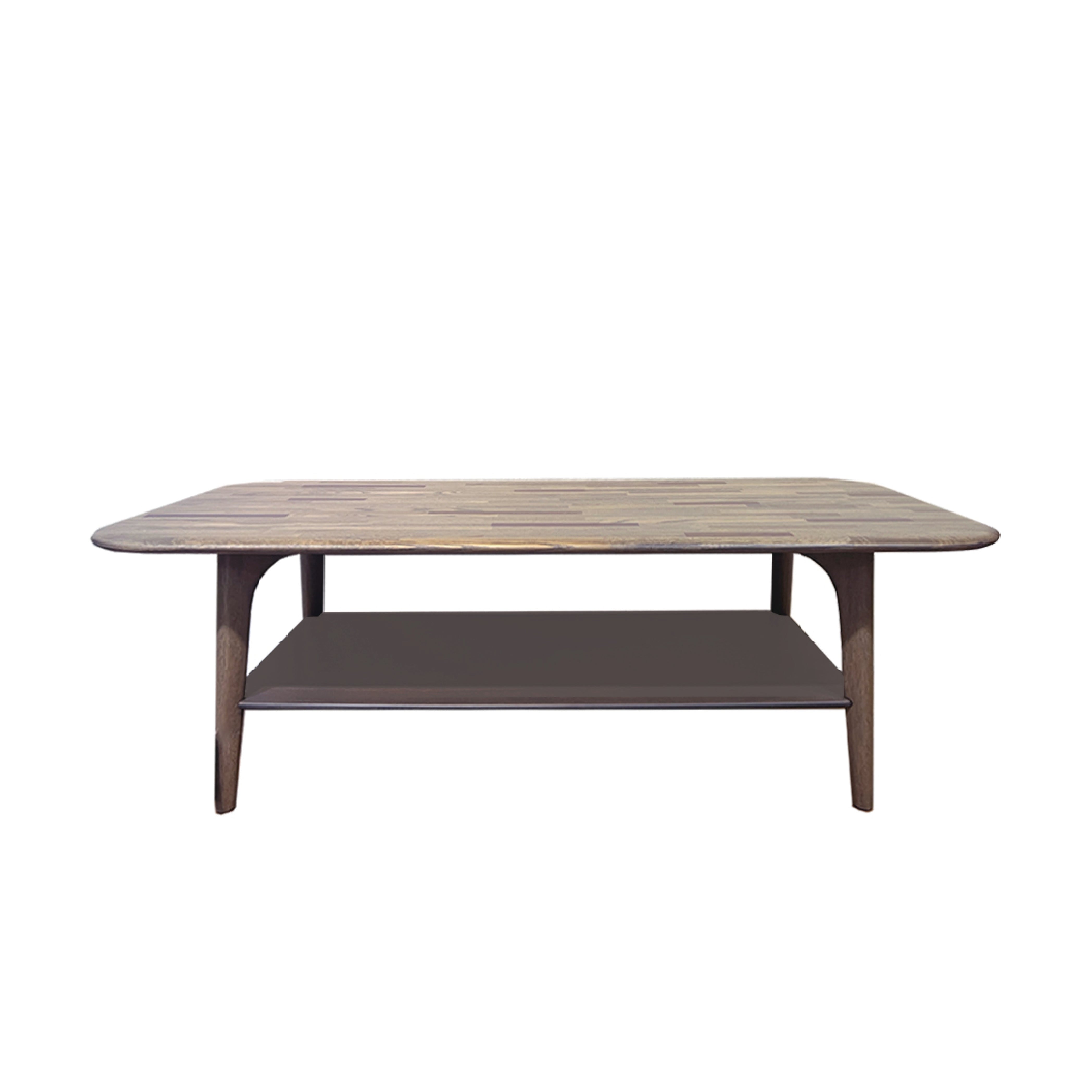 Stylish Modern Mixwood Coffee Table for Living Room - Rustic & Contemporary Design - Perfect for Home Decor, Lounge, and Entertainment Areas