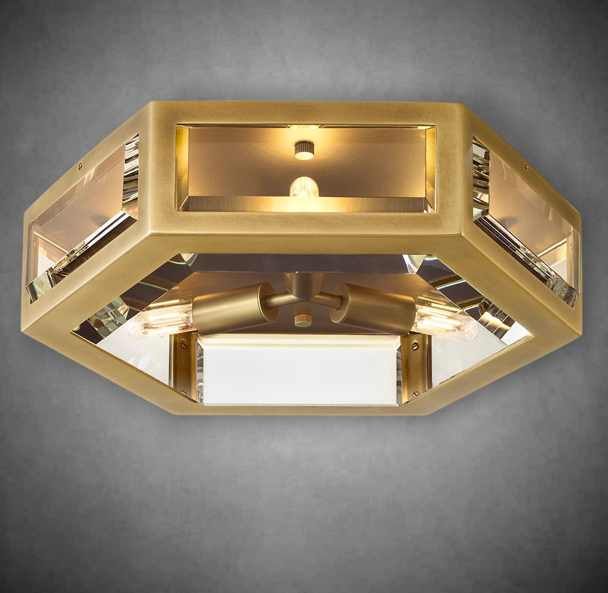 Cheva Flushmount Ceiling Light - Modern LED Flush Mount Lighting Fixture for Bedroom, Kitchen, Hallway & Living Room - Energy Efficient Home Decor Lighting Solution