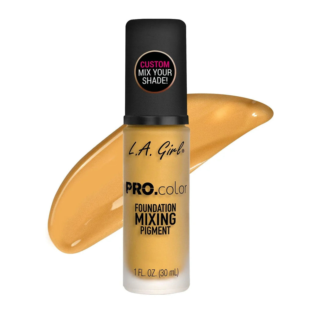 L.A. Girl PRO.COLOR Professional Pigment Mixing Base - Foundation Adjuster for Custom Makeup Shades | Perfect for DIY Cosmetic Blending & Skin Tone Matching