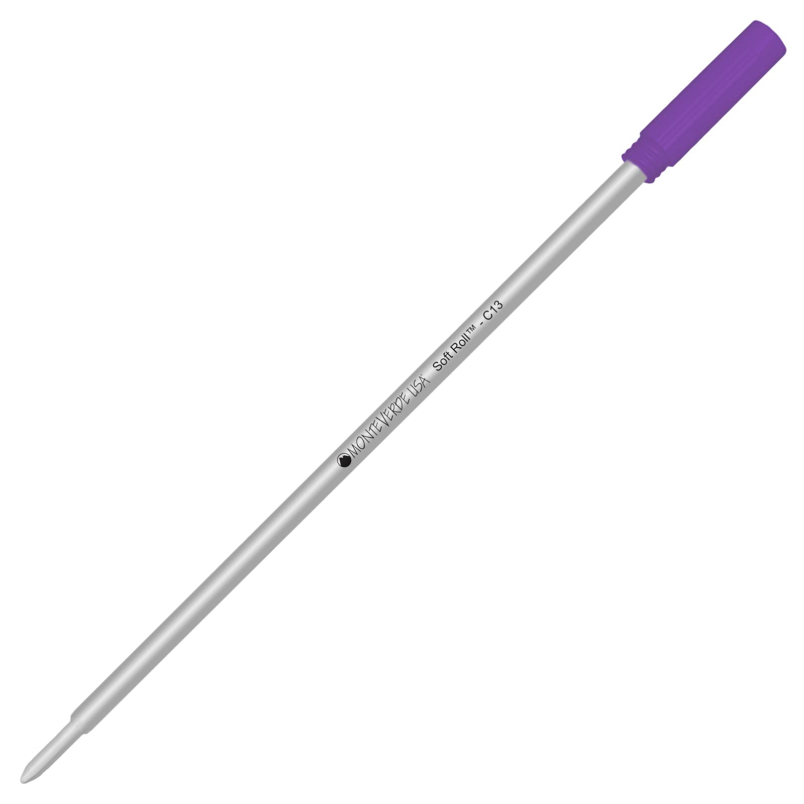 Purple Monteverde Soft Roll Ballpoint Refill for Cross Pens - Smooth Writing for Office, School & Everyday Use